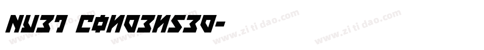 Nyet Condensed字体转换